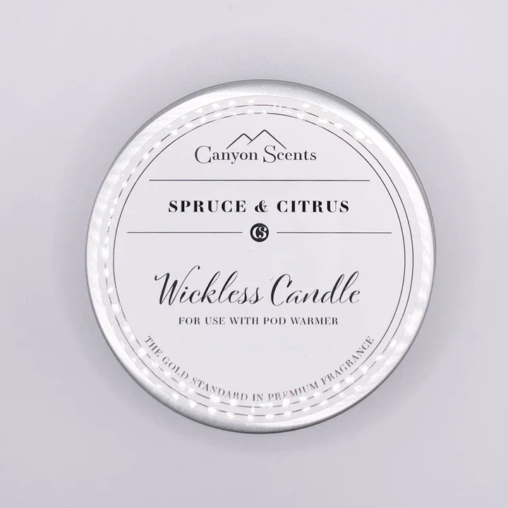 Spruce & Citrus -WICKLESS CANDLE