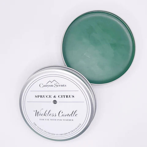 Spruce & Citrus -WICKLESS CANDLE